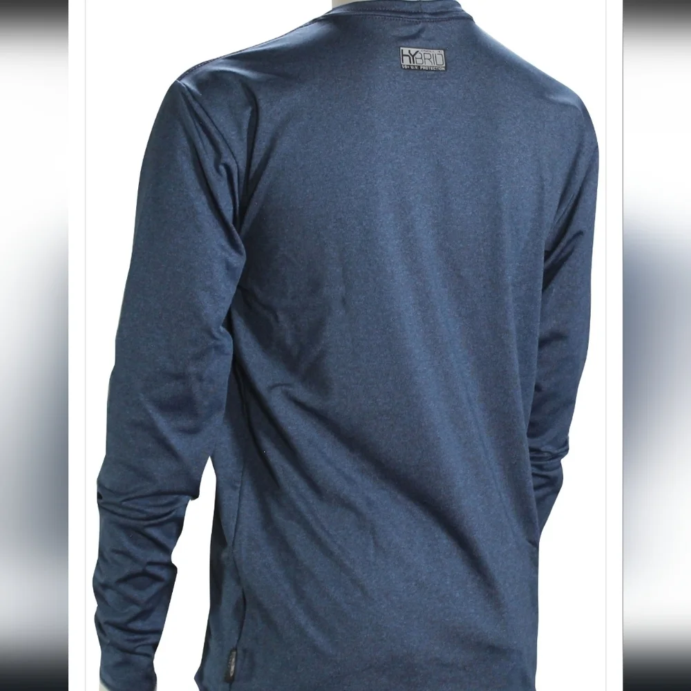 O'Neill Hybrid LS Surf Shirt - Deep Sea Size 4